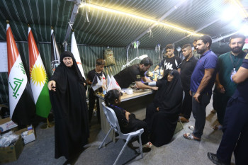 لاول مرة في كربلاء.. (43) متخصص طبي من قوات كوماندوز السليمانية يعالجون الزائرين في مستشفى ميداني
