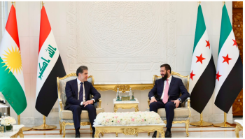 البارزاني يصل دمشق ويلتقي بالشرع