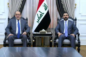 الزيدي يبحث مع المالكي مكافحة الفساد وحصر السلاح بيد الدولة