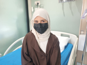 منذ ثلاث سنوات... "سولاف" تتلقى العلاج المجاني في مستشفى المجتبى على نفقة العتبة الحسينية