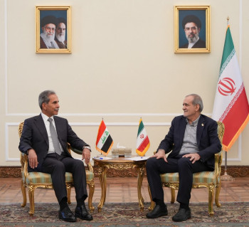 القاضي زيدان يبحث مع الرئيس الإيراني تعزيز التعاون الثنائي في المجالين القضائي والقانوني