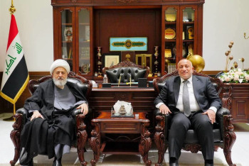 محافظ كربلاء يستقبل نائب رئيس المجلس الاسلامي الشيعي الاعلى في لبنان