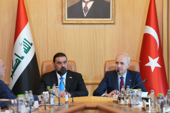 الحلبوسي من أنقرة: نؤيد عملية السلام بتركيا وماضون بنزع سلاح الفصائل في العراق