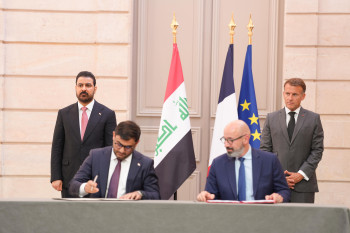 توقيع 6 مذكرات تفاهم بين العراق وفرنسا، ضمن زيارة الزيدي الى العاصمة الفرنسية باريس.