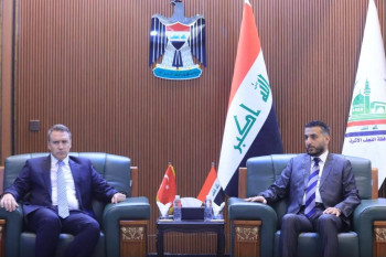 محافظ النجف يبحث مع السفير التركي آفاق التعاون والملفات المشتركة