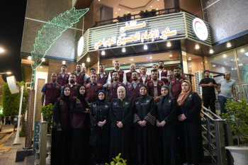 في قضائي سنجار والبعاج بمحافظة نينوى وفد العتبة الحسينية بفحص (١٥٠٠) مراجعا ويحيل (٢٥٠) منهم لاجراء عمليات جراحية مجانية