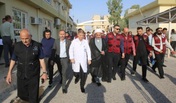 بعد معالجة مرضاهم من قبل العتبة الحسينية ..مدير مستشفى تلعفر: المدينة قدمت (4000) شهيد امام "داعش"  وبحاجة الى خدمات عامة ومنها صحية