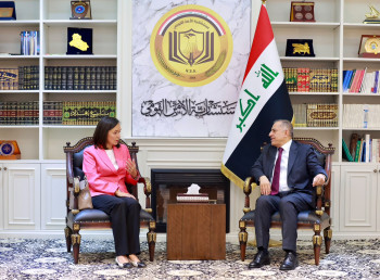 مستشار الأمن القومي السيد قاسم العبودي يستقبل الممثلة الخاصة للأمين العام للأمم المتحدة لتنفيذ قرار مجلس الأمن رقم (2792)