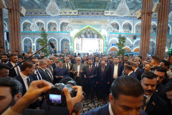 كربلاء.. الأمين العام للعتبة الحسينية المقدسة يستقبل رئيس الوزراء علي الزيدي