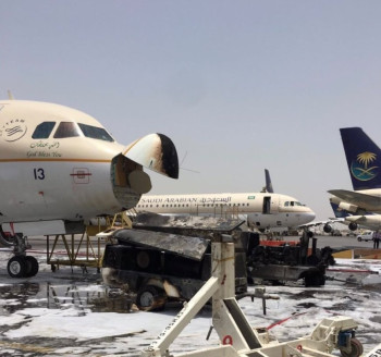 إصابات وإلغاء رحلات إثر استهداف جديد لمطار الرياض