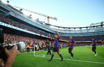 برشلونة يهزم خيتافي بثلاثية نظيفة في الدوري الإسباني