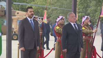 مراسم استقبال رسمي في العاصمة الأردنية عمان لرئيس مجلس الوزراء علي فالح الزيدي